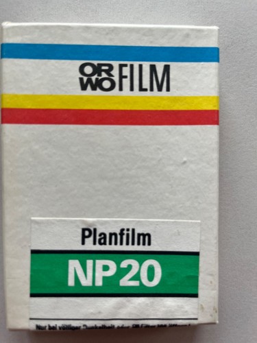Orwo film planfilm - np20, 6,5