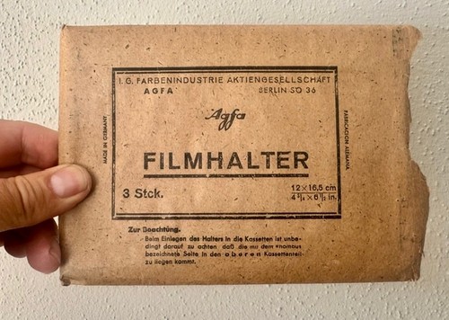 Agfa planfilmhalter - x,
