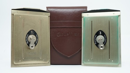 Rolleiflex plattenkassette - 2x,